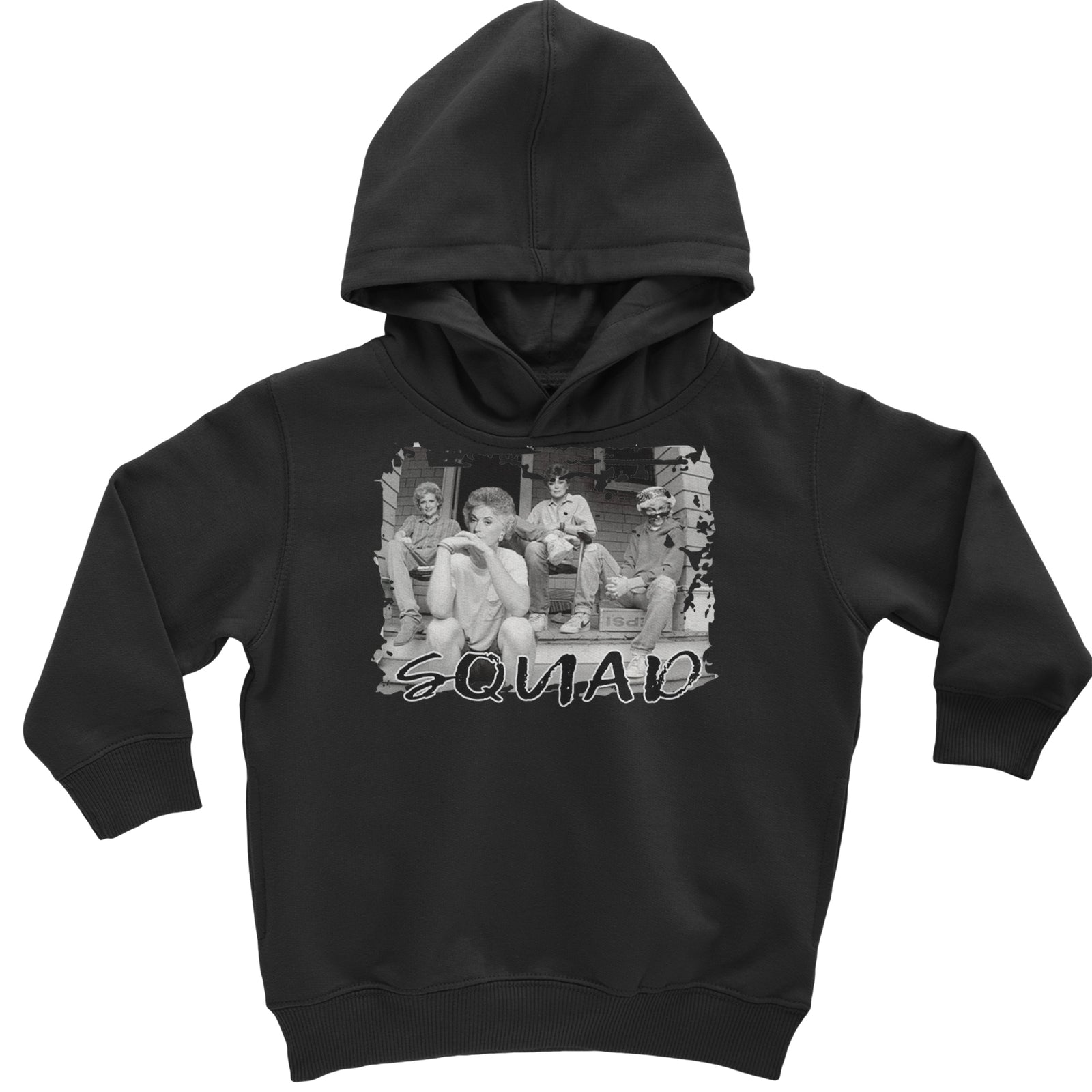 Squad Golden Girls Toddler Hoodie Or Infant Fleece Romper Black