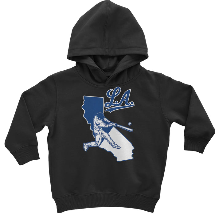 Los Angeles Baseball Batter Up Toddler Hoodie Or Infant Fleece Romper