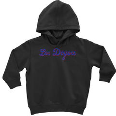 Los Doyers LA Baseball Toddler Hoodie Or Infant Fleece Romper Black