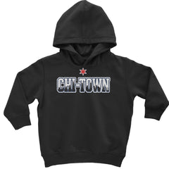 Chicago Chi-Town City Pride Toddler Hoodie Or Infant Fleece Romper Black
