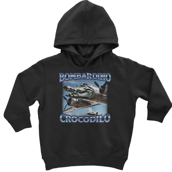 Bombardino Crocodilo Brainrot Toddler Hoodie Or Infant Fleece Romper