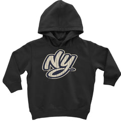 NYC New York City Grunge Street Toddler Hoodie Or Infant Fleece Romper Black