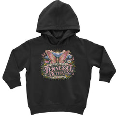 Forever Our Tennessee Butterfly Dolly Toddler Hoodie Or Infant Fleece Romper Black