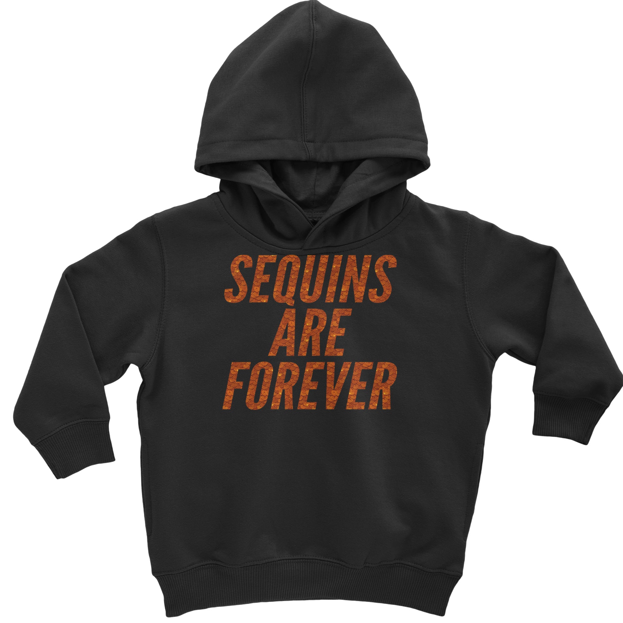 Sequins Are Forever Retro Glam Toddler Hoodie Or Infant Fleece Romper Mauve