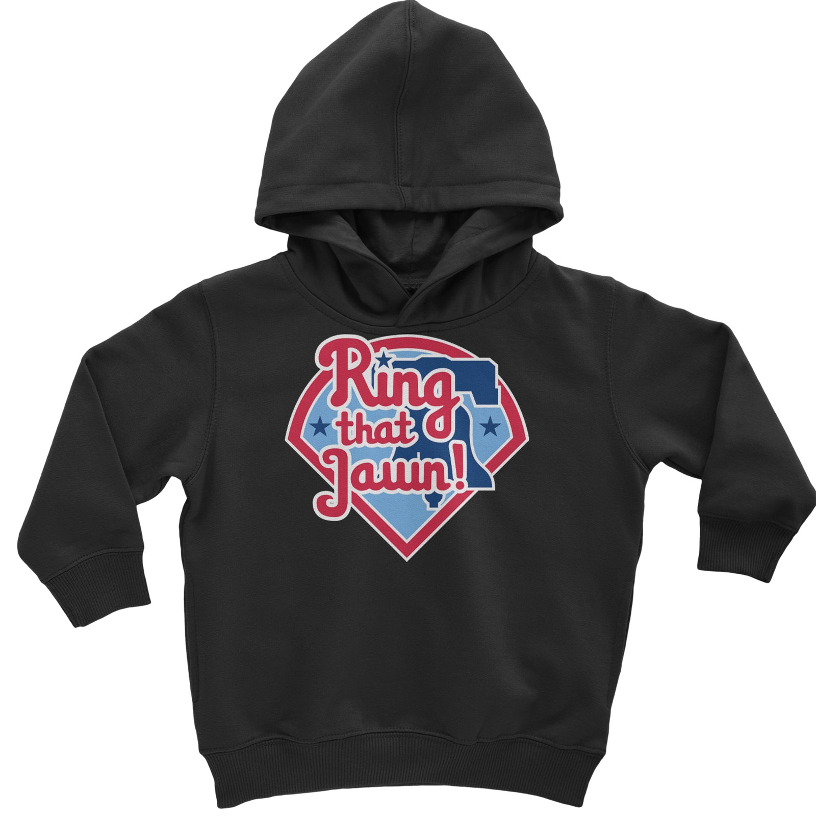 Ring That Jawn Philly Baseball Toddler Hoodie Or Infant Fleece Romper Navy Blue