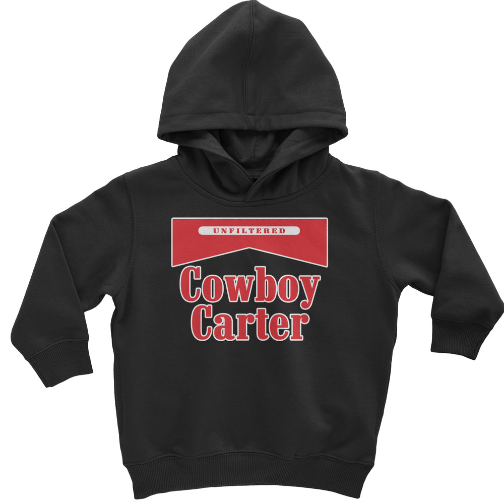Cowboy Karter Country Act Two Toddler Hoodie Or Infant Fleece Romper Black
