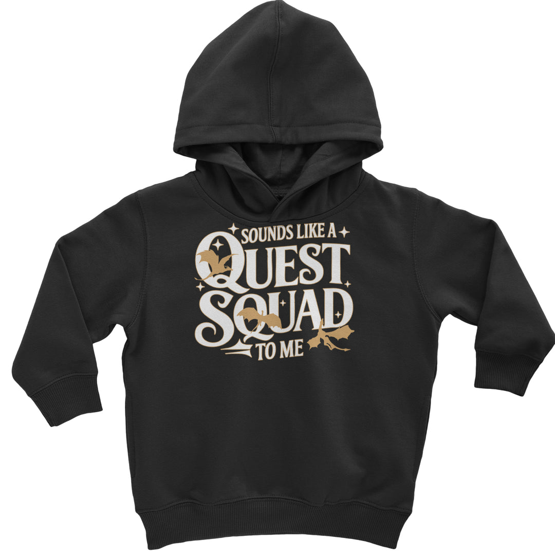 Sounds Like A Quest Squad To Me Empyrean Toddler Hoodie Or Infant Fleece Romper Black