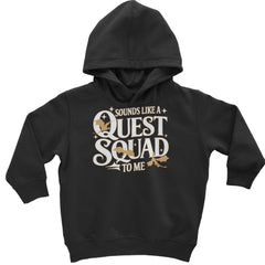 Sounds Like A Quest Squad To Me Empyrean Toddler Hoodie Or Infant Fleece Romper Black