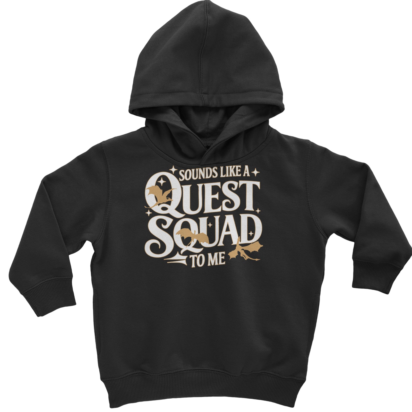 Sounds Like A Quest Squad To Me Empyrean Toddler Hoodie Or Infant Fleece Romper Black