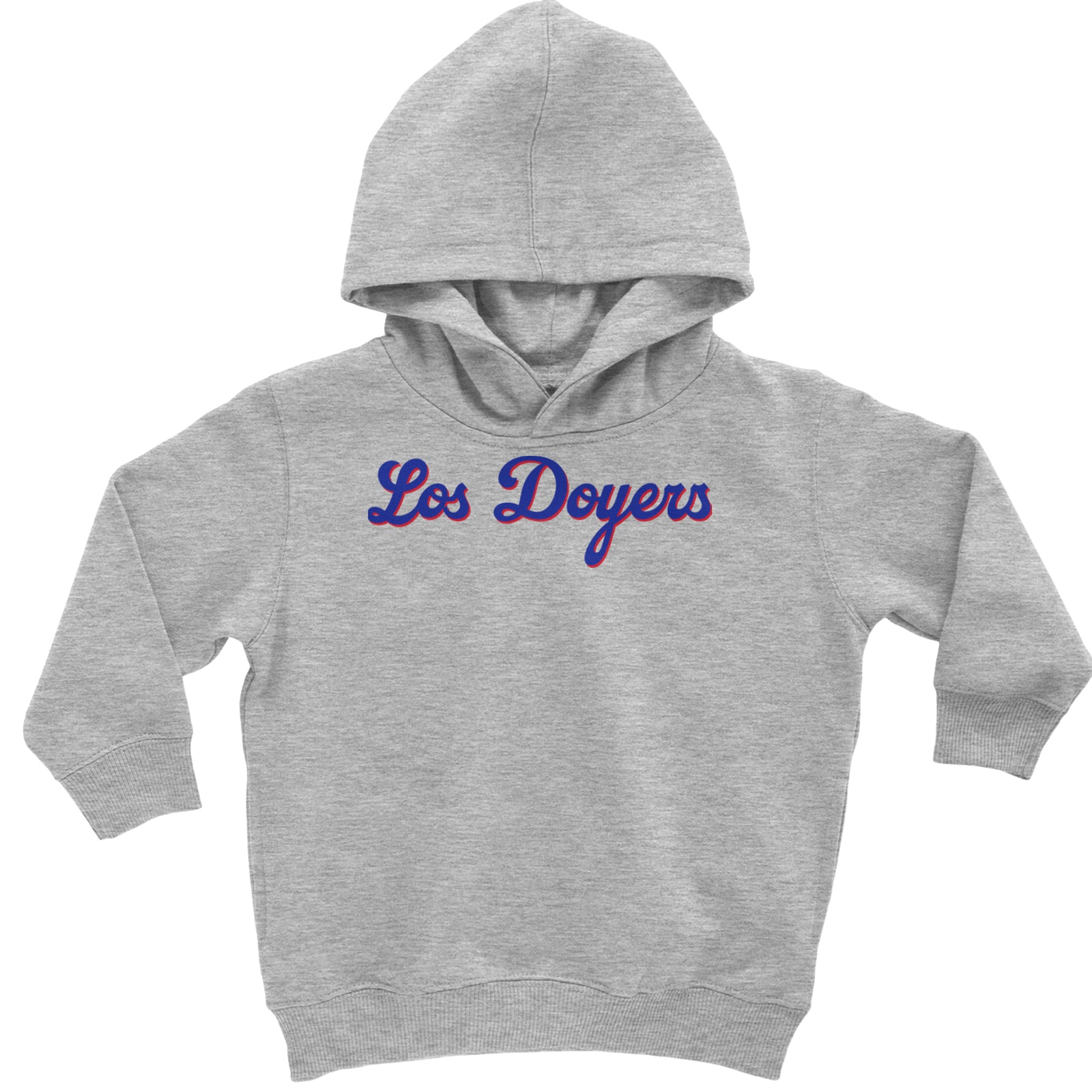 Los Doyers LA Baseball Toddler Hoodie Or Infant Fleece Romper Heather Grey