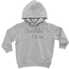 Beautiful Chaos Glitter Music Festival Toddler Hoodie Or Infant Fleece Romper Heather Grey