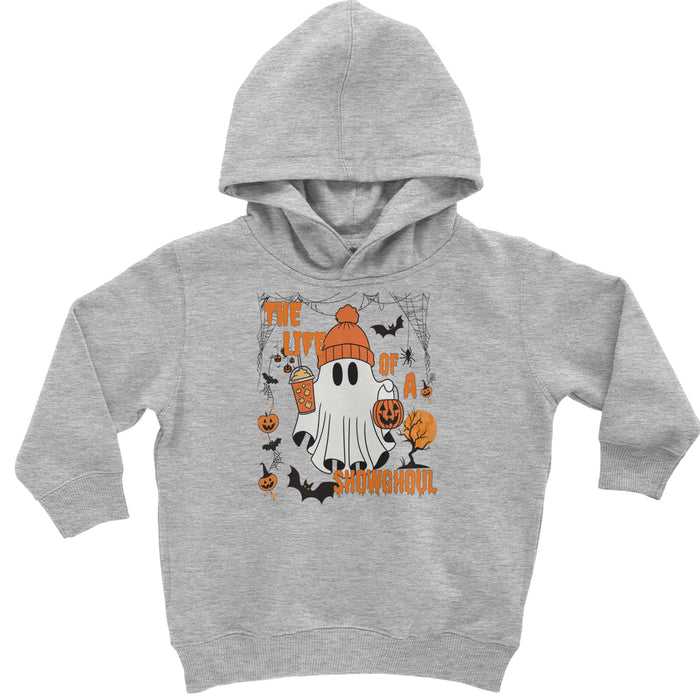 Life of a Showghoul Halloween Showgirl Vibes Toddler Hoodie Or Infant Fleece Romper