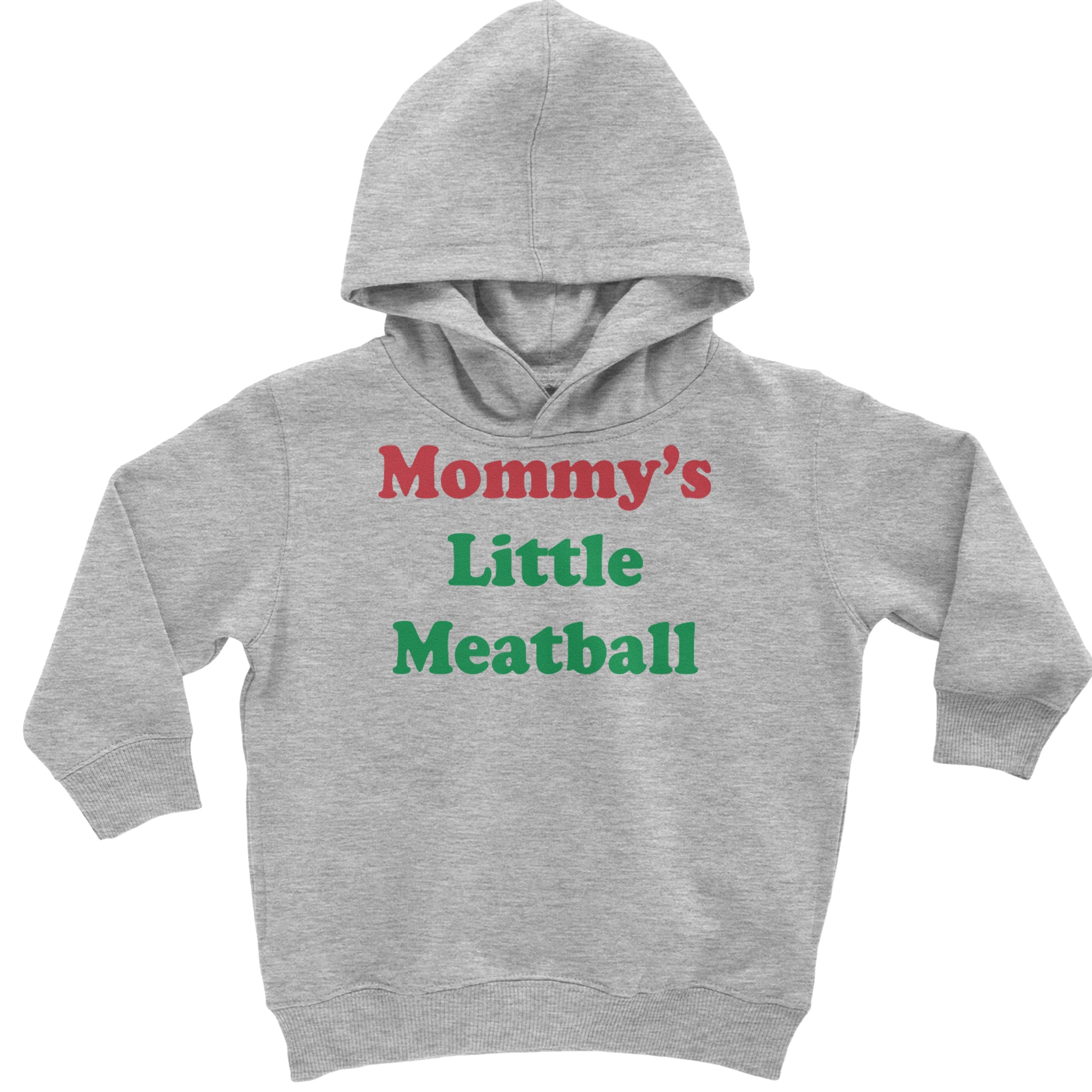 Mommy's Little Meatball Love Island Toddler Hoodie Or Infant Fleece Romper Heather Grey