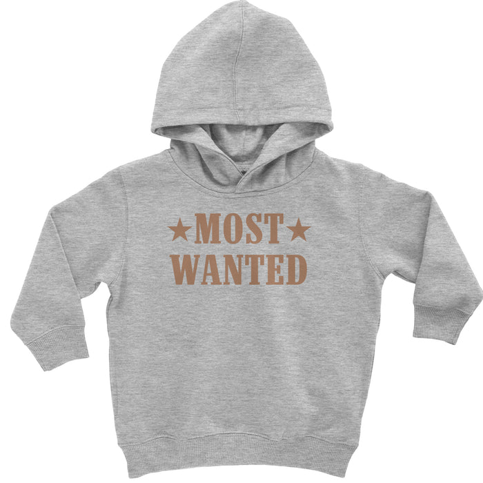 Most Wanted Cowboy Toddler Hoodie Or Infant Fleece Romper