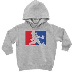 Batter Up Philly Baseball Phan Toddler Hoodie Or Infant Fleece Romper Heather Grey