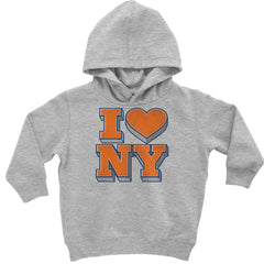 New York City Pride Heart Toddler Hoodie Or Infant Fleece Romper Heather Grey