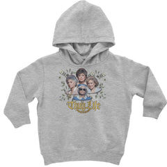 Golden Chain Thug Life Girls Toddler Hoodie Or Infant Fleece Romper Heather Grey