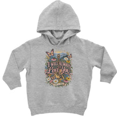 I Will Always Love You Dolly Toddler Hoodie Or Infant Fleece Romper Heather Grey