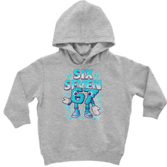 67 Brainrot Meme Slang Toddler Hoodie Or Infant Fleece Romper Heather Grey