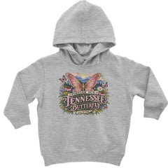 Forever Our Tennessee Butterfly Dolly Toddler Hoodie Or Infant Fleece Romper Heather Grey