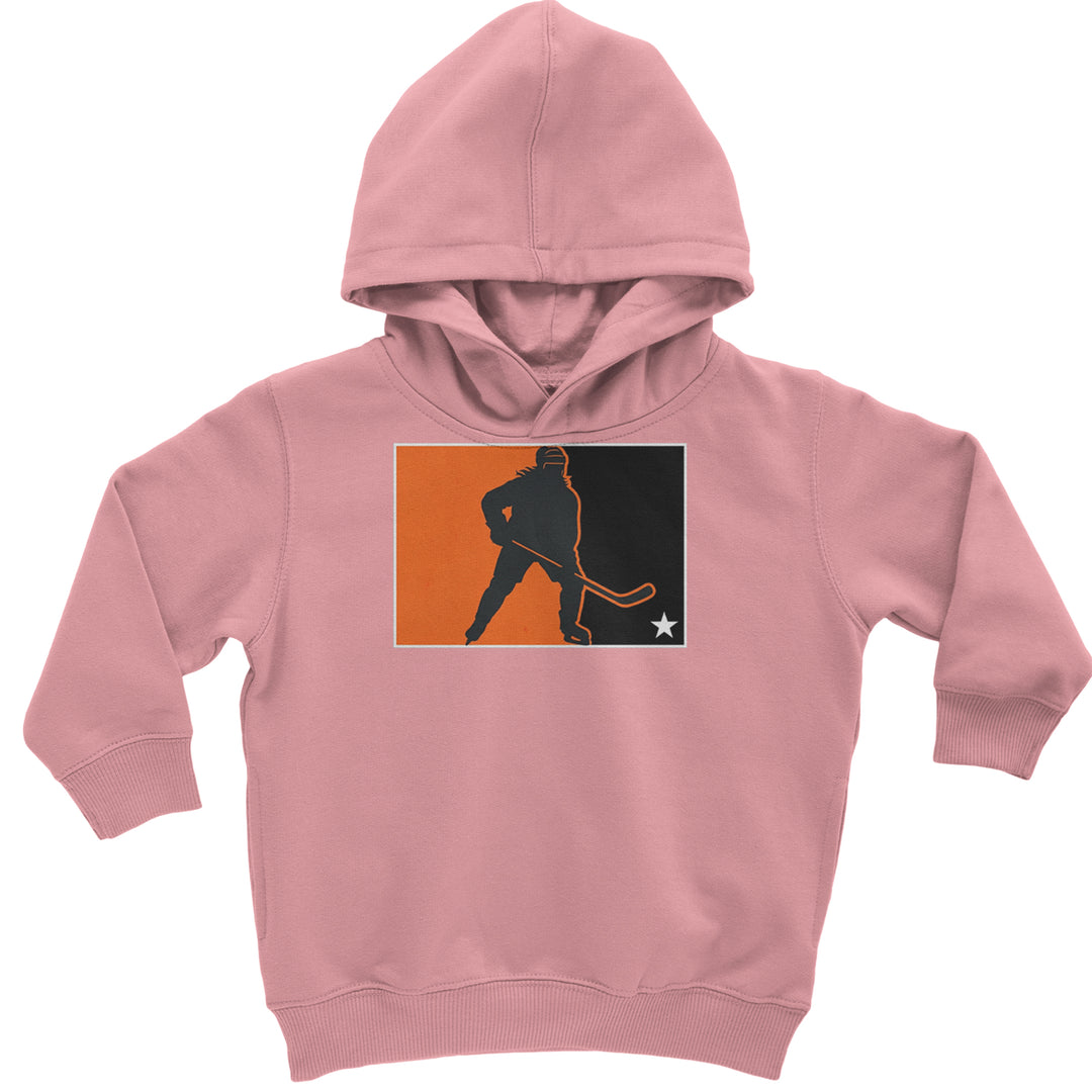 Hockey Enforcer Retro Vintage Toddler Hoodie Or Infant Fleece Romper Mauve