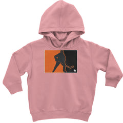 Hockey Enforcer Retro Vintage Toddler Hoodie Or Infant Fleece Romper Mauve