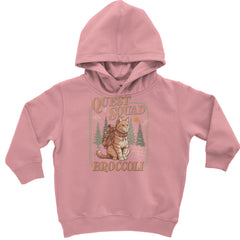 Quest Squad Broccoli Cat Fantasy Reader  Toddler Hoodie Or Infant Fleece Romper Mauve