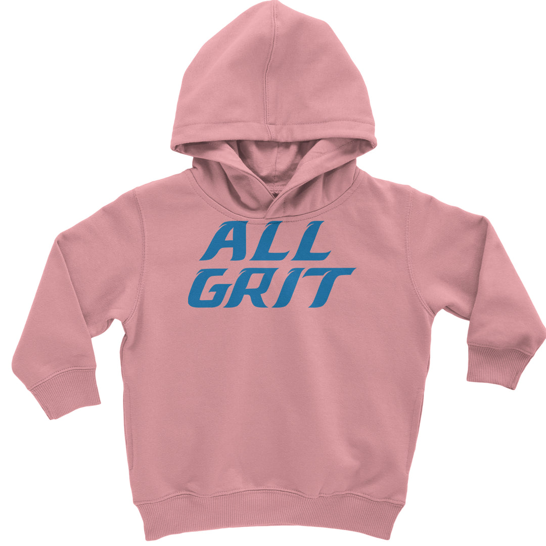 All Grit Detroit Football Toddler Hoodie Or Infant Fleece Romper Mauve