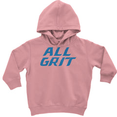 All Grit Detroit Football Toddler Hoodie Or Infant Fleece Romper Mauve