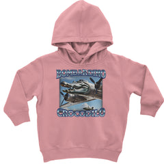 Bombardino Crocodilo Brainrot Toddler Hoodie Or Infant Fleece Romper Mauve
