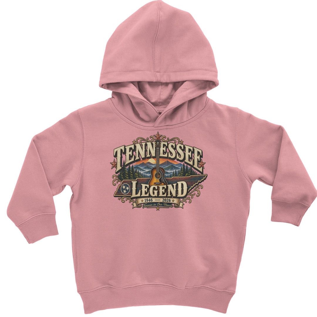 Tennessee Legend Country Music Dolly Toddler Hoodie Or Infant Fleece Romper Mauve