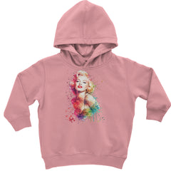 Mrs. Monroe Watercolors Bombshell Toddler Hoodie Or Infant Fleece Romper Mauve
