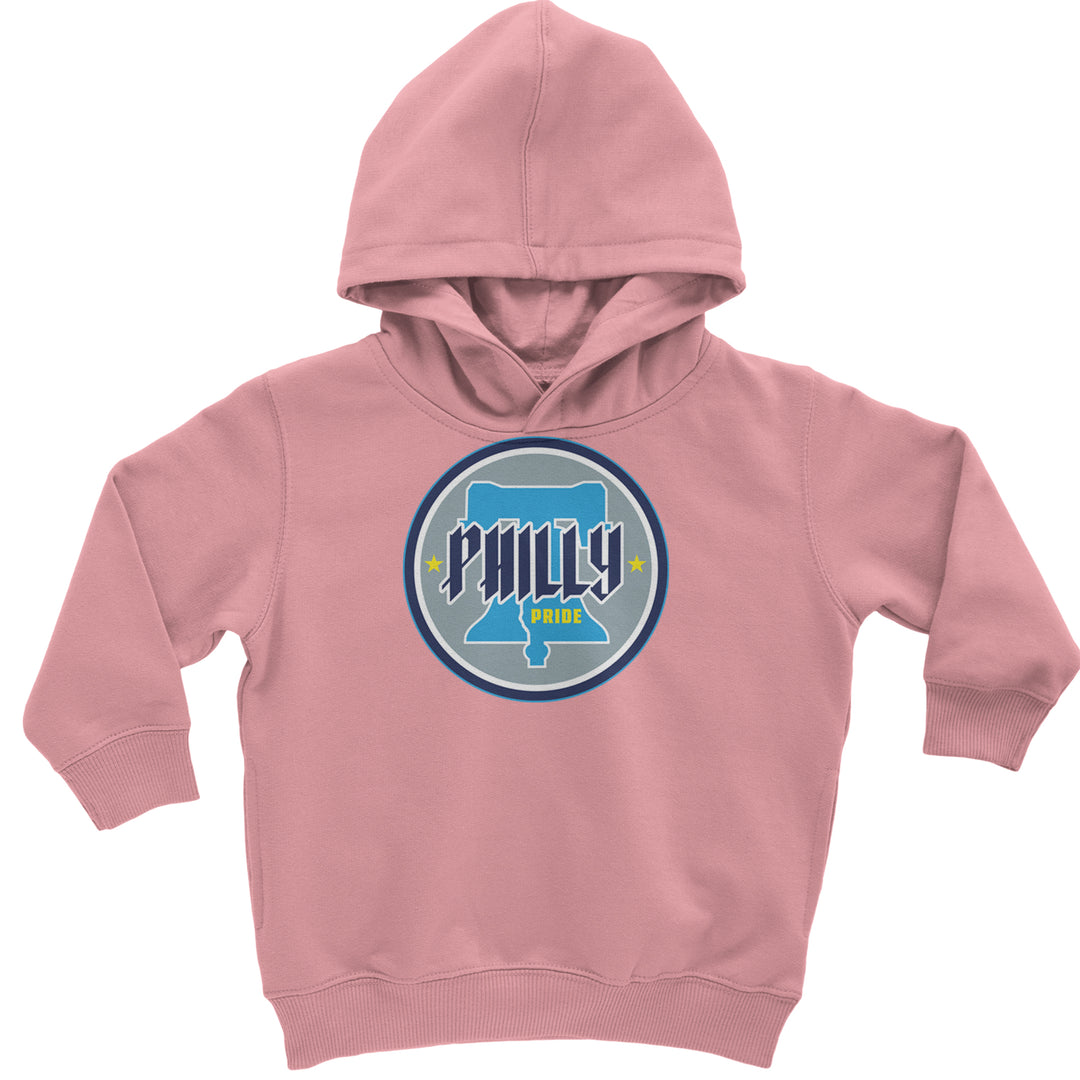 Philly Pride Liberty Bell Toddler Hoodie Or Infant Fleece Romper Mauve
