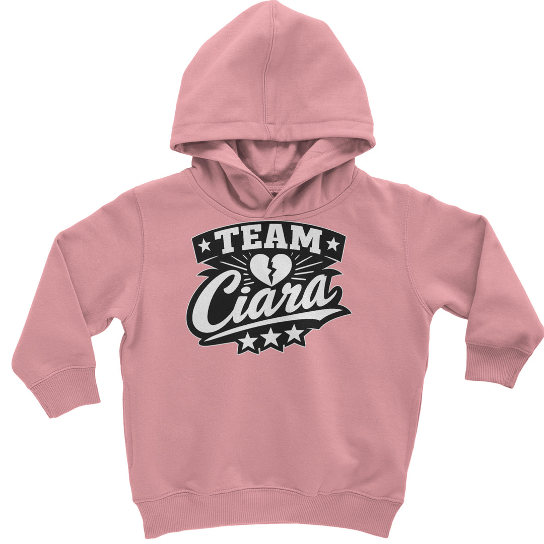 Team Ciara Scamanda Broken Heart Toddler Hoodie Or Infant Fleece Romper Mauve
