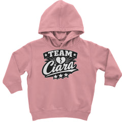 Team Ciara Scamanda Broken Heart Toddler Hoodie Or Infant Fleece Romper Mauve