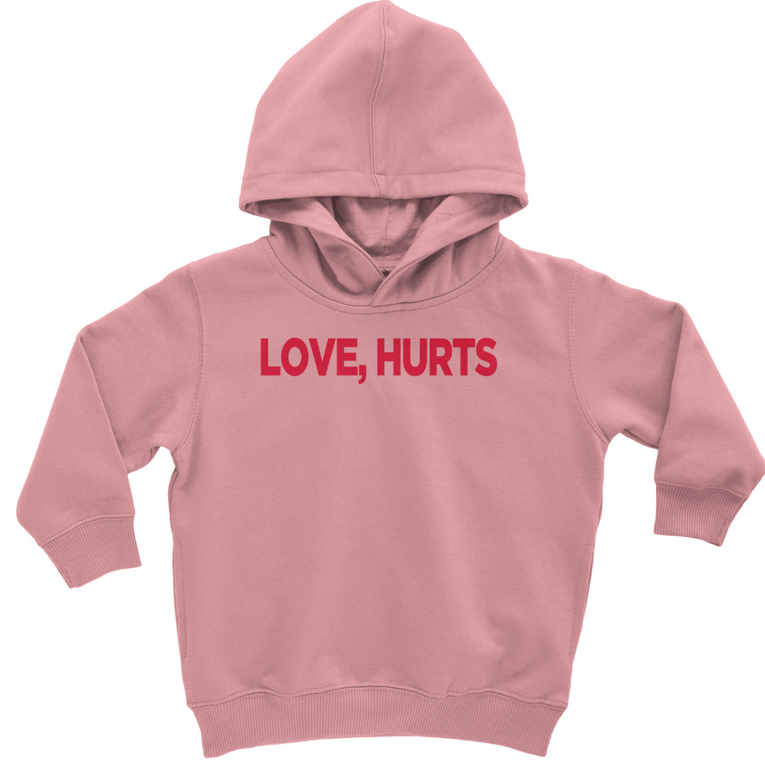 Love Hurts Toddler Hoodie Or Infant Fleece Romper Mauve