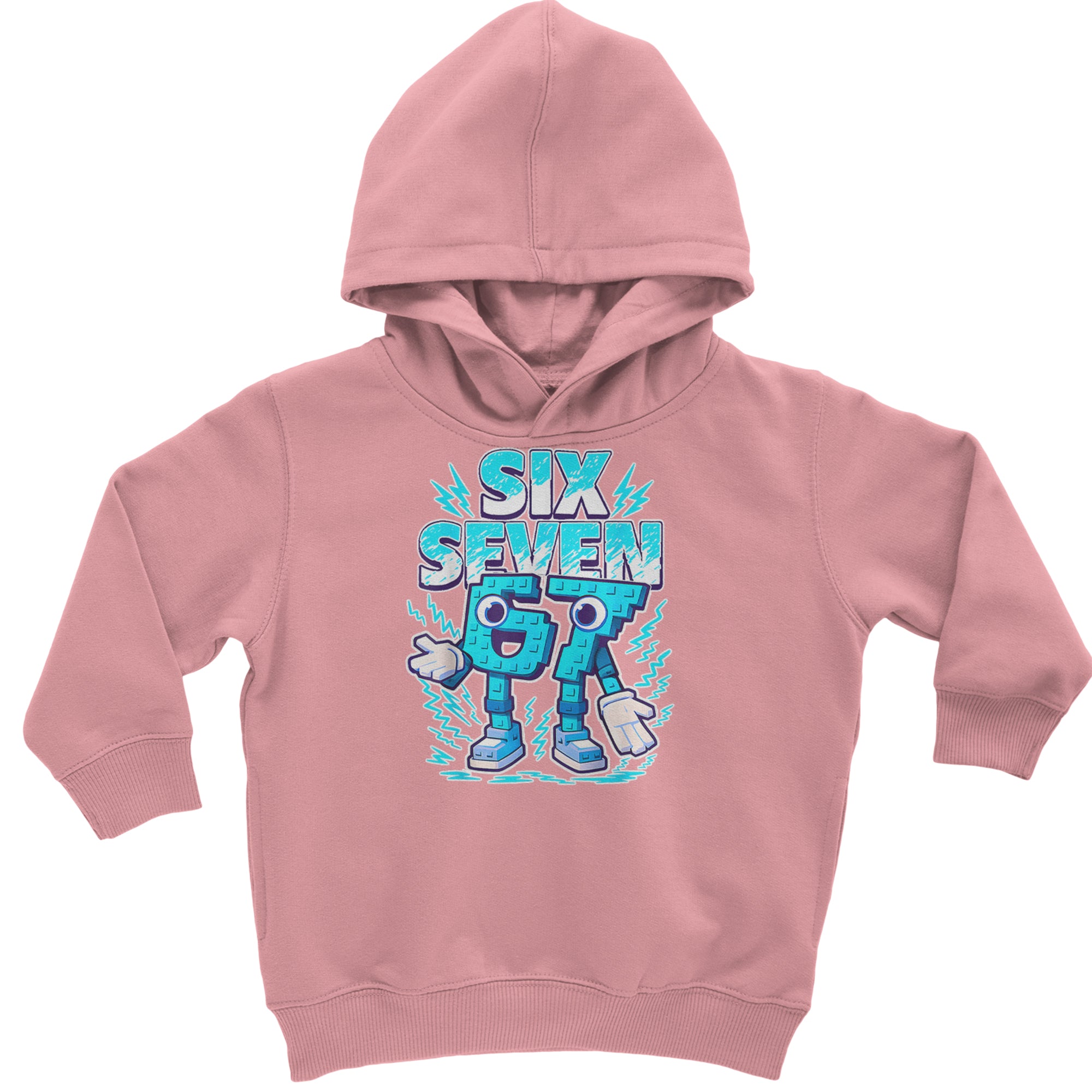 67 Brainrot Meme Slang Toddler Hoodie Or Infant Fleece Romper Mauve