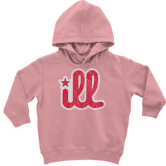 ILL Vintage It's A Philly Thing Toddler Hoodie Or Infant Fleece Romper Mauve