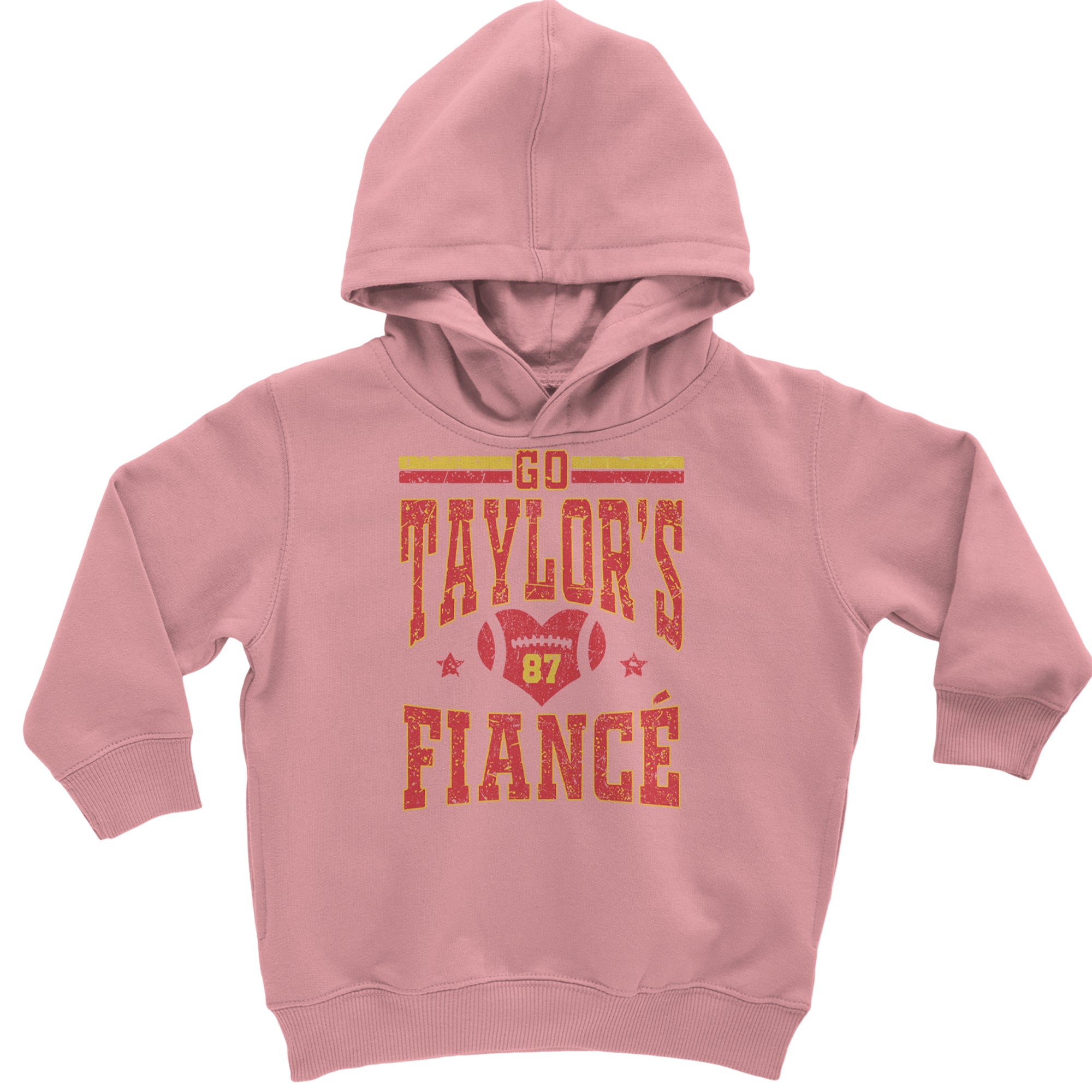 Go Taylor's Fiancé Engagement Game Day Toddler Hoodie Or Infant Fleece Romper Mauve