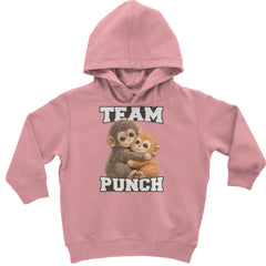 Team Punch Panchi-kun Monkey Toddler Hoodie Or Infant Fleece Romper Mauve