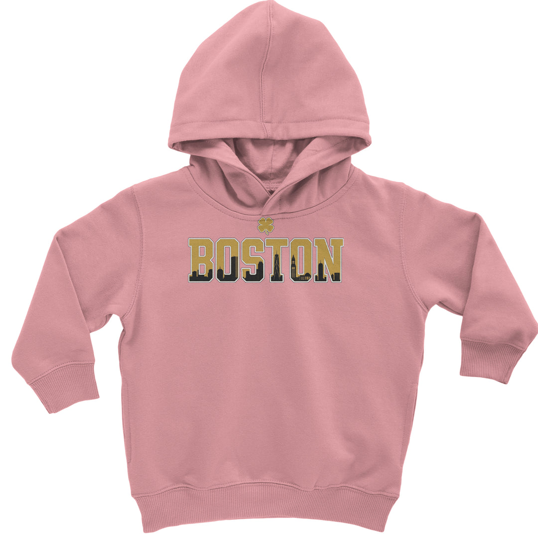 Boston City Pride Irish Toddler Hoodie Or Infant Fleece Romper Mauve