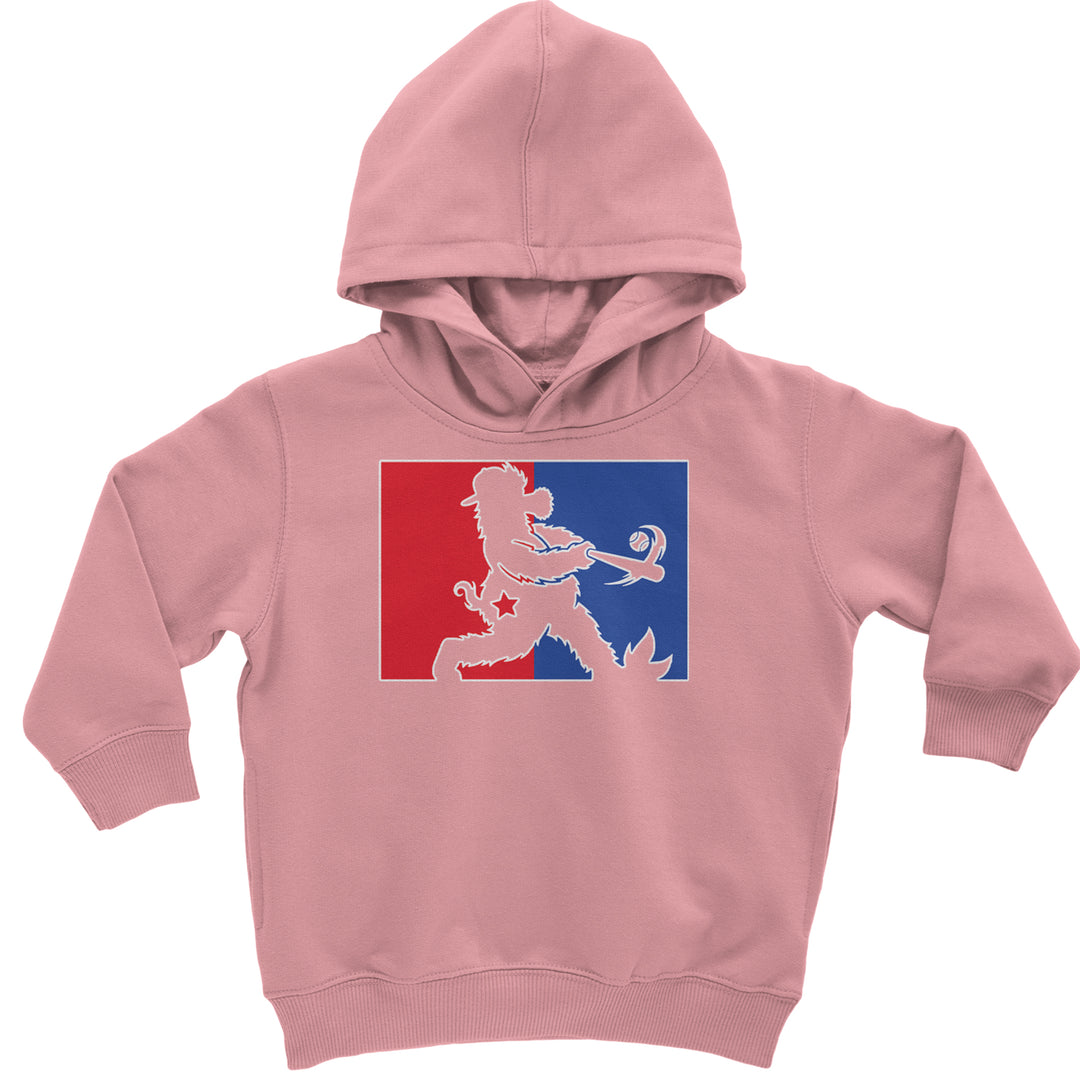 Batter Up Philly Baseball Phan Toddler Hoodie Or Infant Fleece Romper Mauve