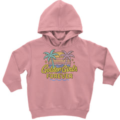 Golden Girls Forever Retro Sunset Toddler Hoodie Or Infant Fleece Romper Mauve