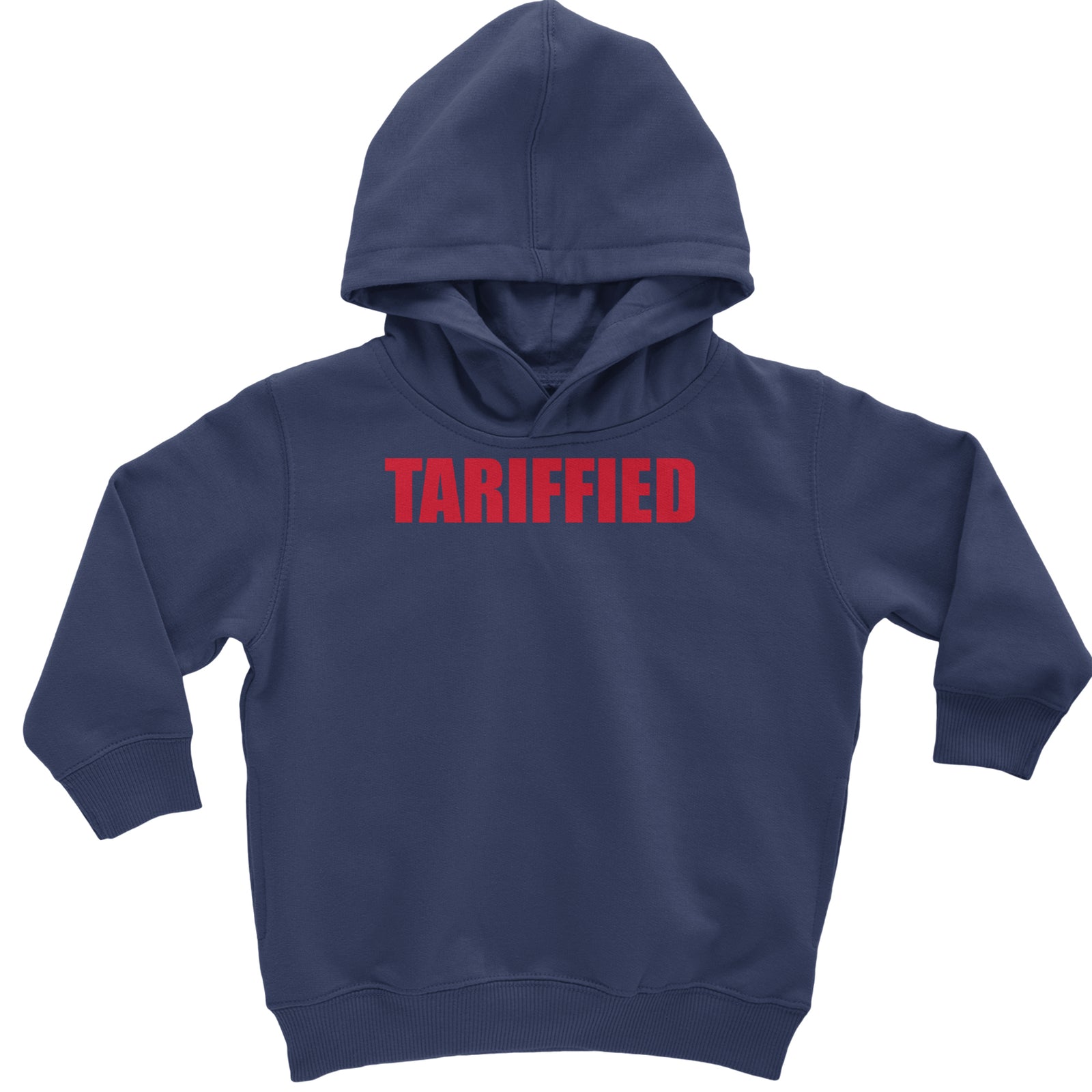 Tariffied Anti Tariff Policy Toddler Hoodie Or Infant Fleece Romper Black