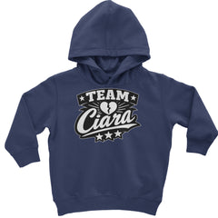 Team Ciara Scamanda Broken Heart Toddler Hoodie Or Infant Fleece Romper Navy Blue