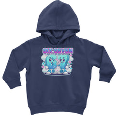 67 Six Seven Meme Kawaii Cloud Toddler Hoodie Or Infant Fleece Romper Navy Blue