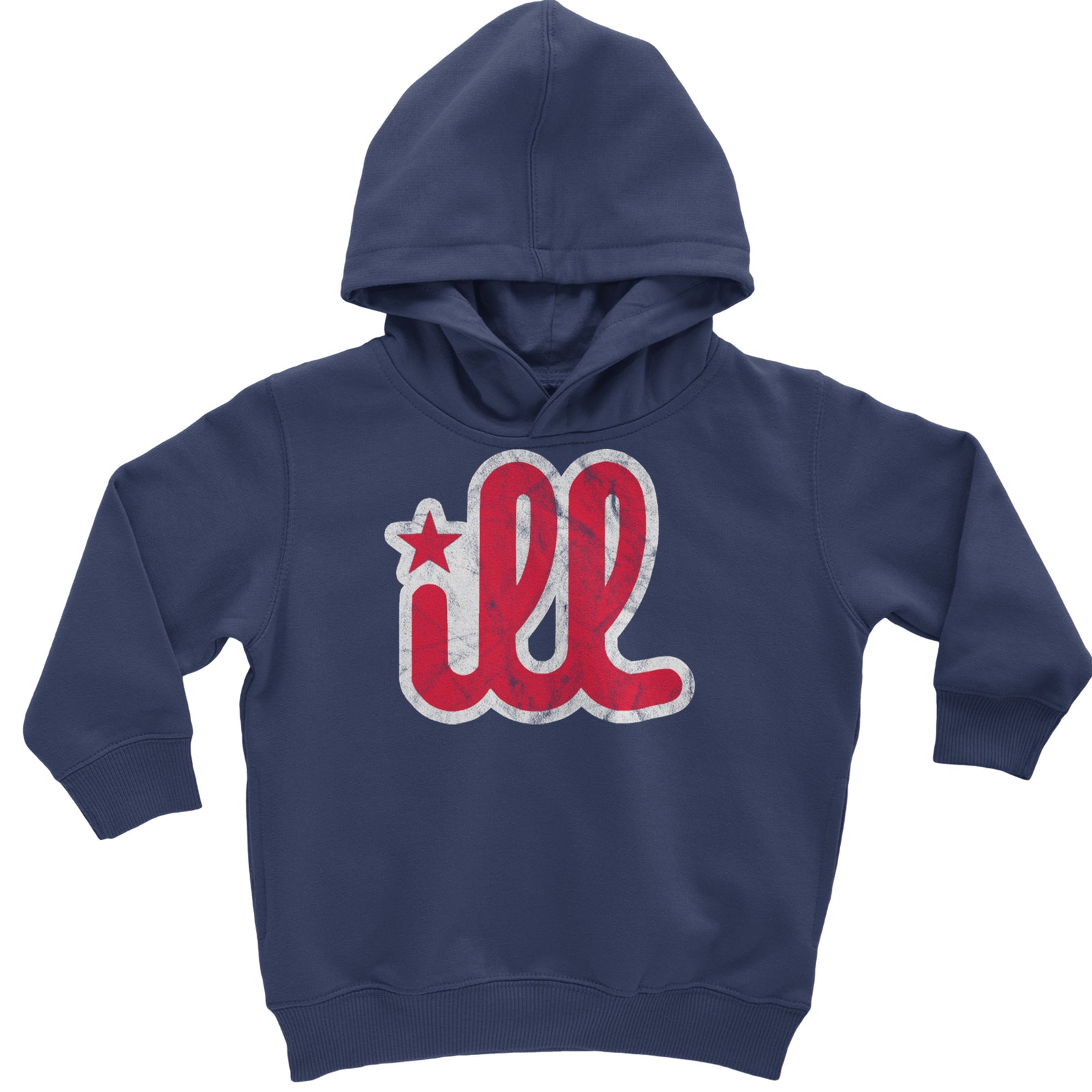ILL Vintage It's A Philly Thing Toddler Hoodie Or Infant Fleece Romper Navy Blue