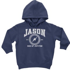 Jason Son of Jupiter Storm Bringer Toddler Hoodie Or Infant Fleece Romper Navy Blue