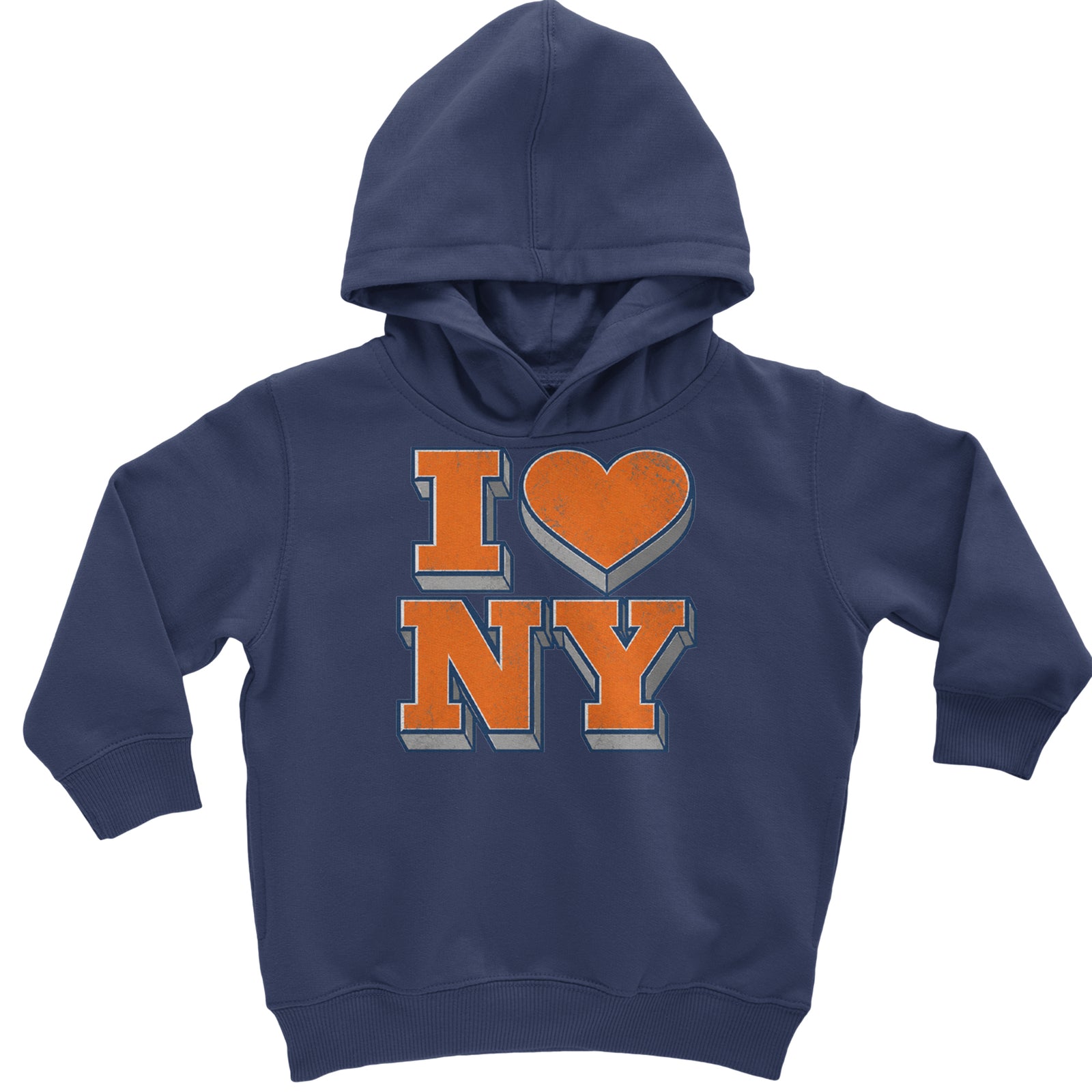 New York City Pride Heart Toddler Hoodie Or Infant Fleece Romper Navy Blue