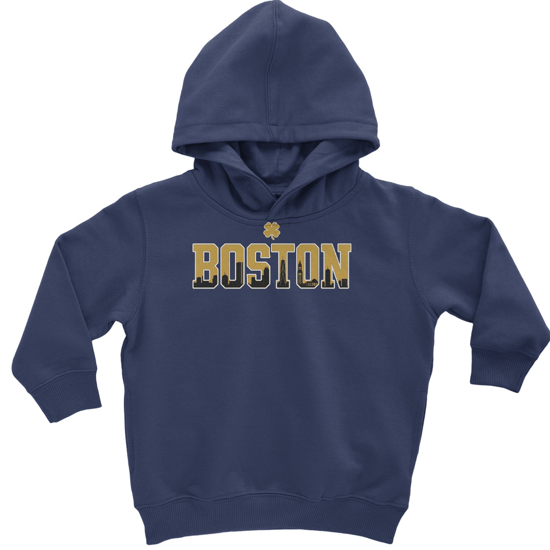 Boston City Pride Irish Toddler Hoodie Or Infant Fleece Romper Navy Blue